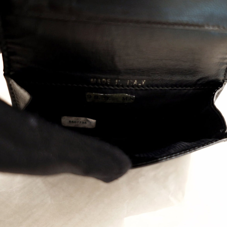 Chanel vintage cowhide flap wallet