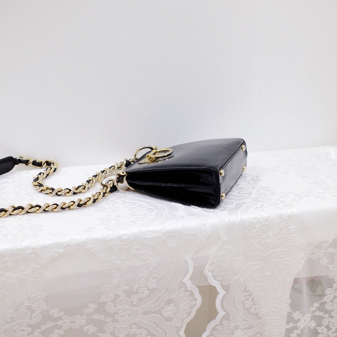 Celine vintage mini chain bag