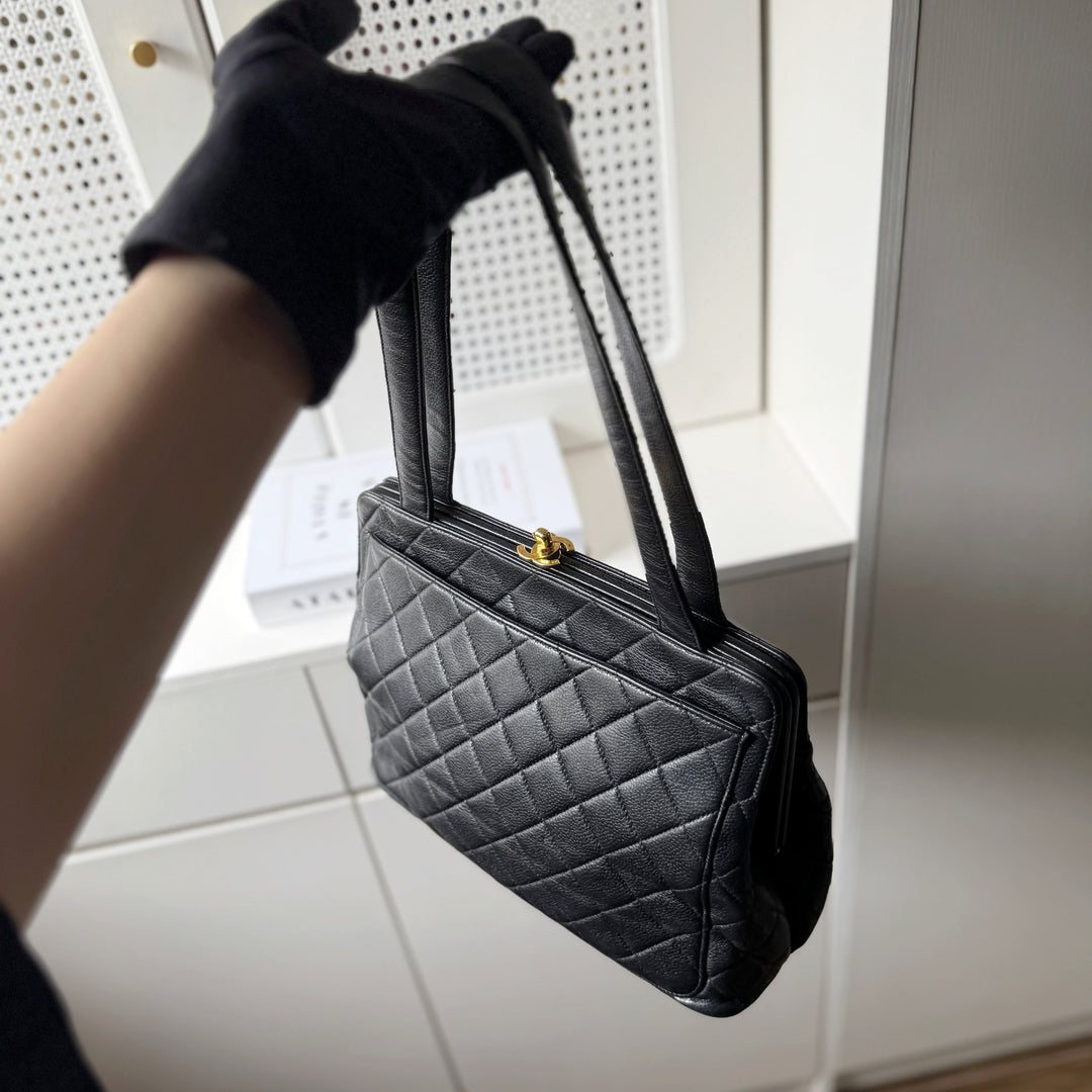 Chanel vintage Caviar Tote Bag