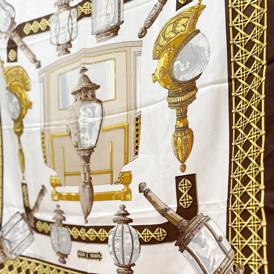 Hermes vintage silk scarf