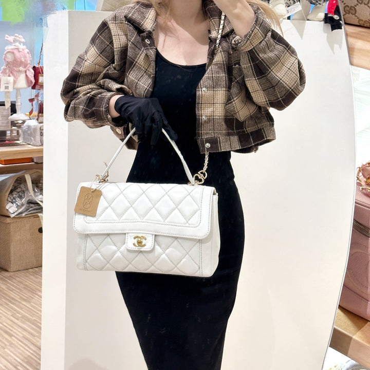 Chanel vintage wild stitch flap handbag
