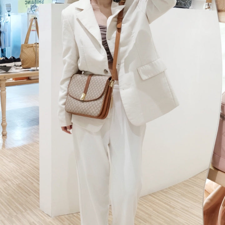 Celine vintage macadam crossbody bag