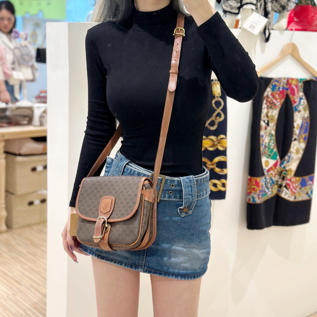 Celine vintage macadam crossbody bag