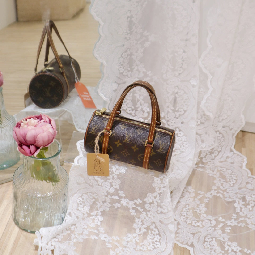LOUIS VUITTON vintage mini papillon bag 19cm