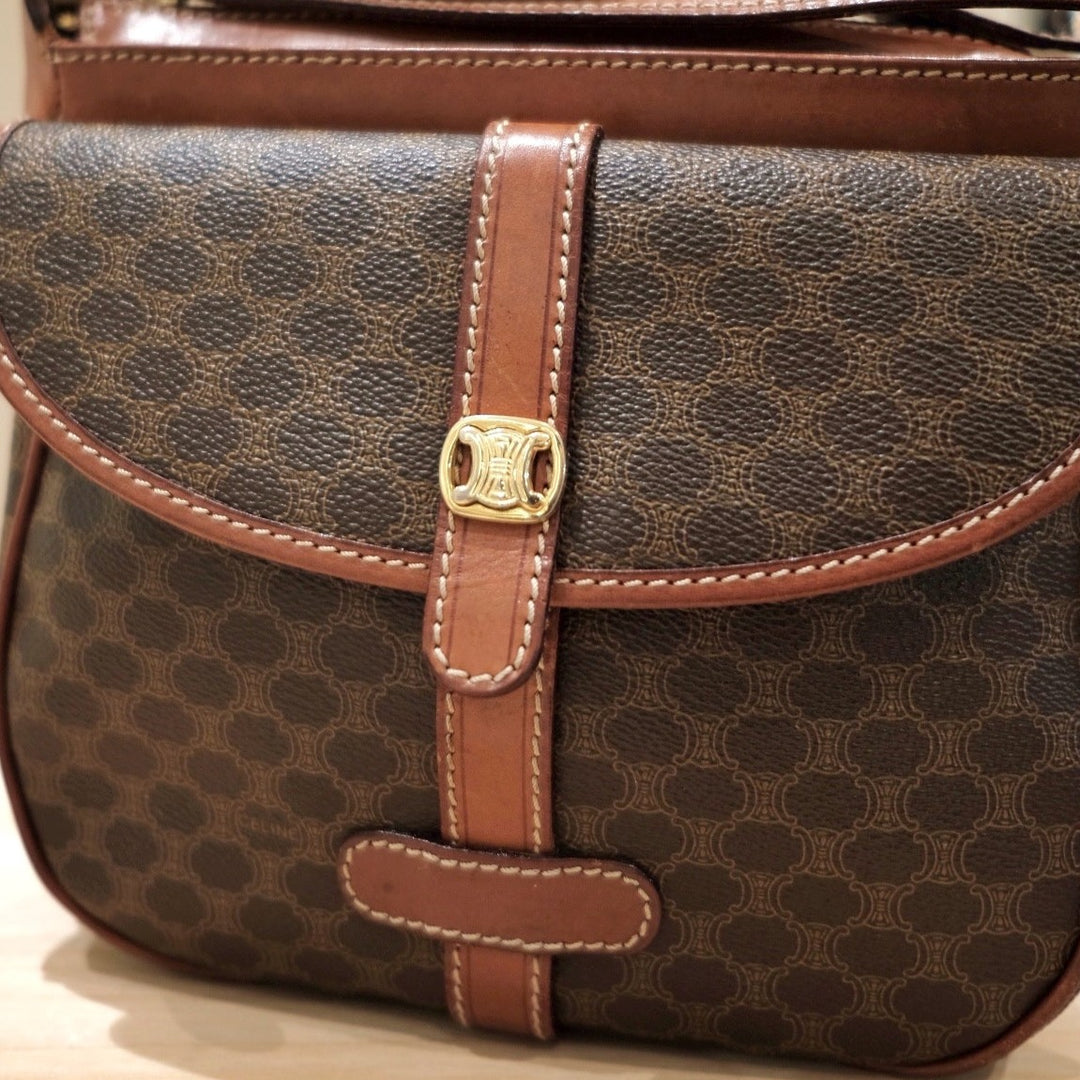Celine vintage twins shoulder bag