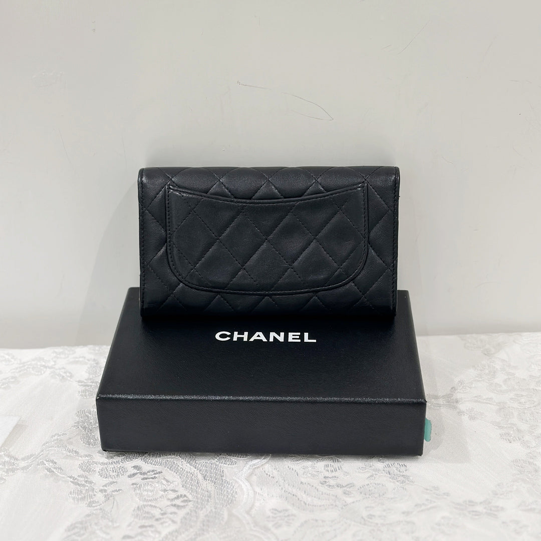 Chanel classic long flap wallet