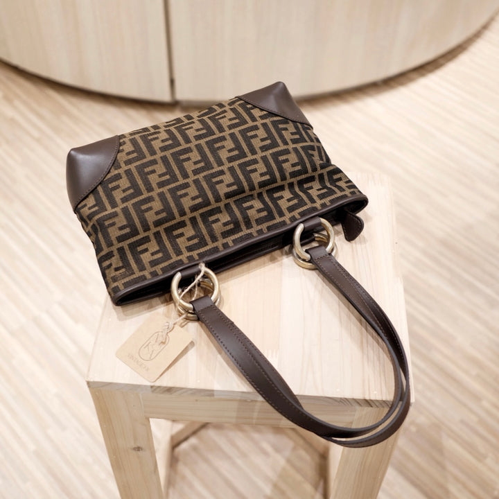 Fendi vintage FF logo tote bag