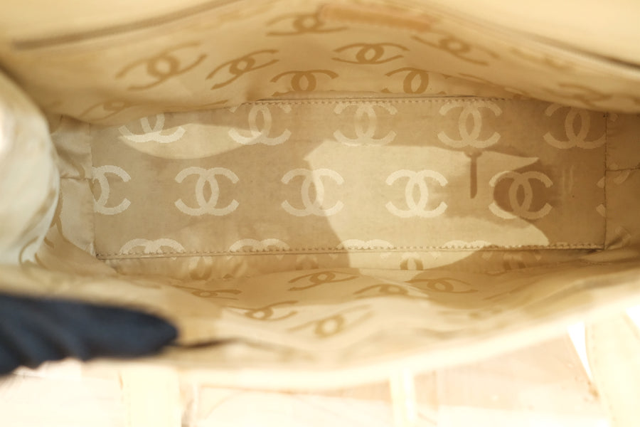 Chanel vintage flap tote bag