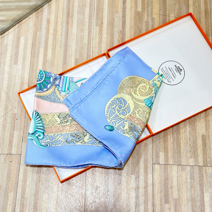 Hermes vintage silk scarf