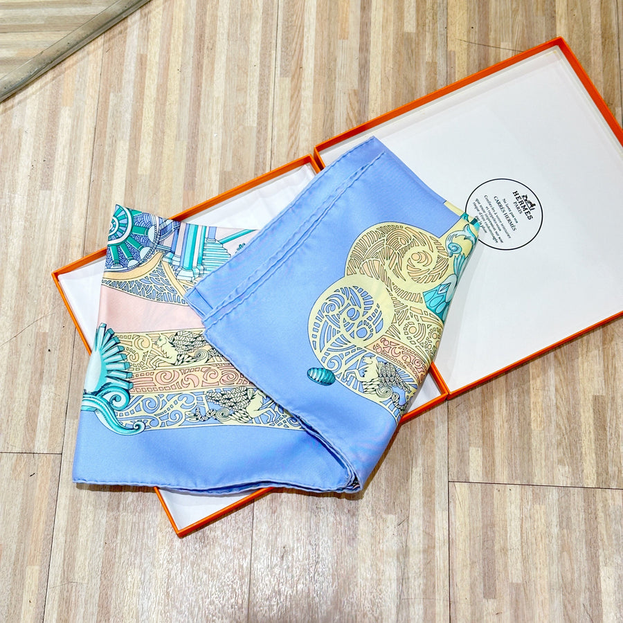 Hermes vintage silk scarf