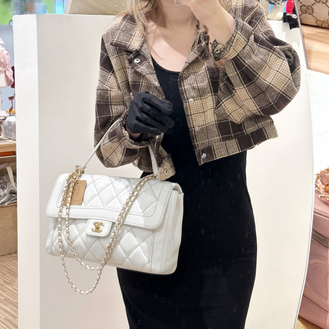 Chanel vintage wild stitch flap handbag
