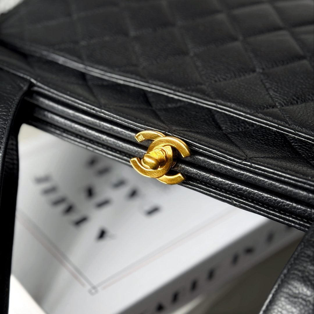 Chanel vintage Caviar Tote Bag