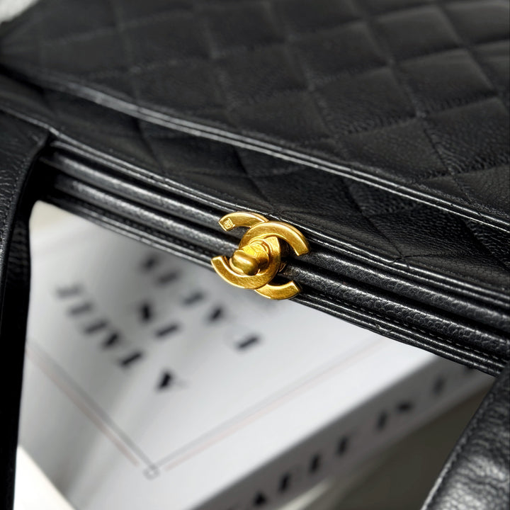 Chanel vintage Caviar Tote Bag