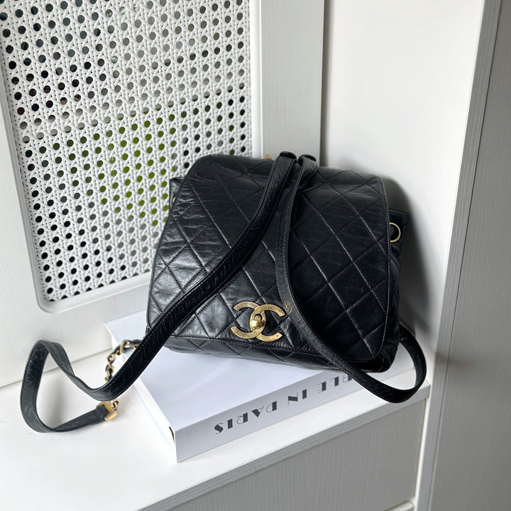 Chanel vintage CC mini backpack