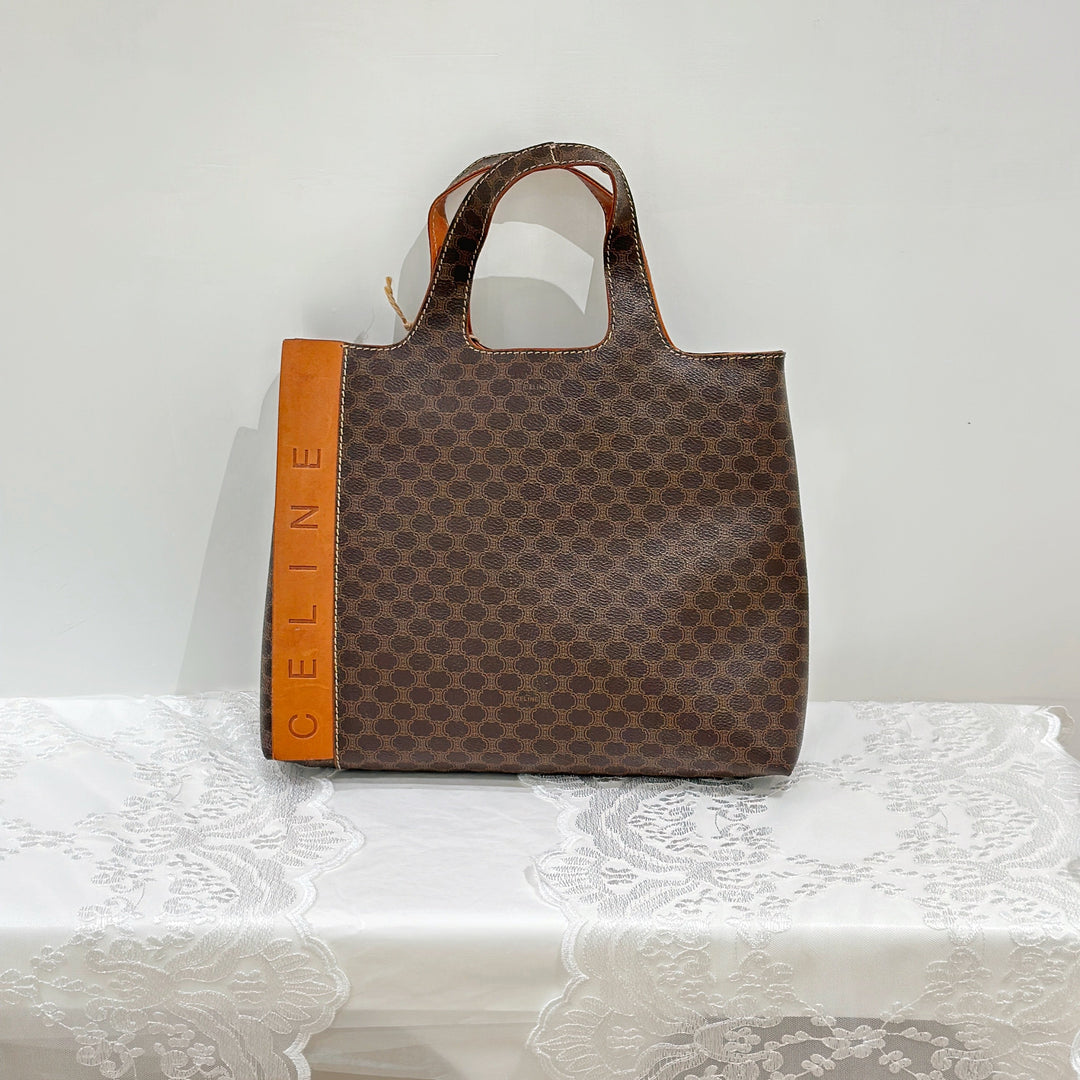 Celine vintage triomphe tote bag