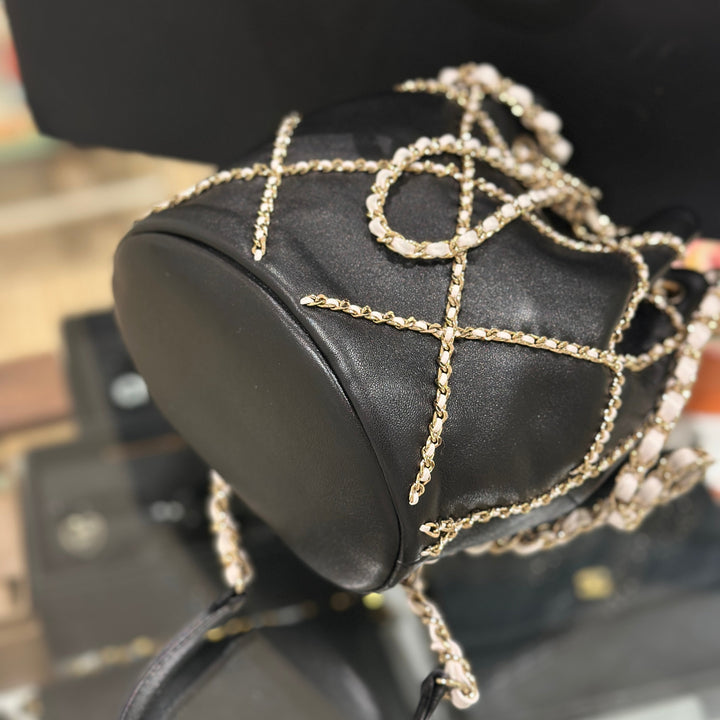 Chanel drawstring bucket bag