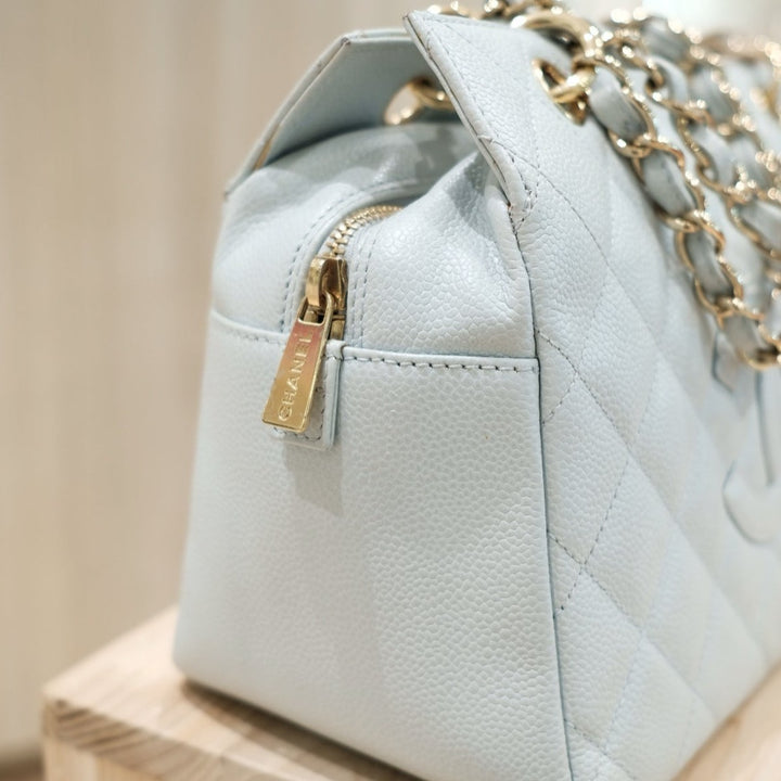Chanel GST caviar leather tote bag