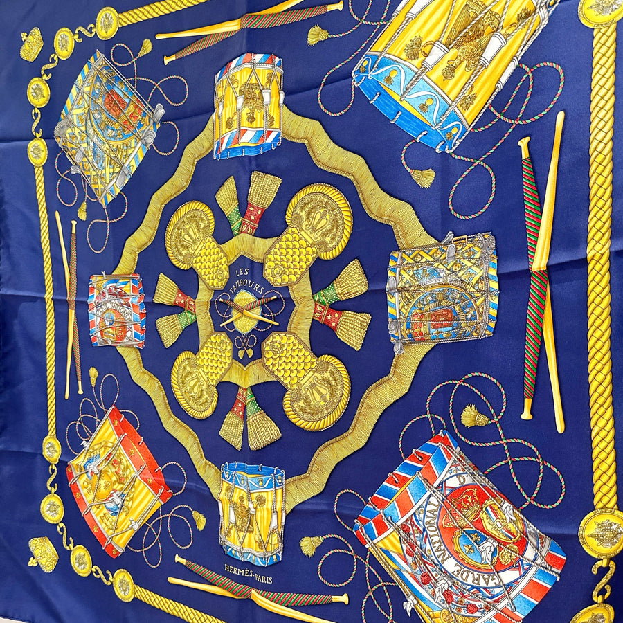 Hermes vintage silk scarf