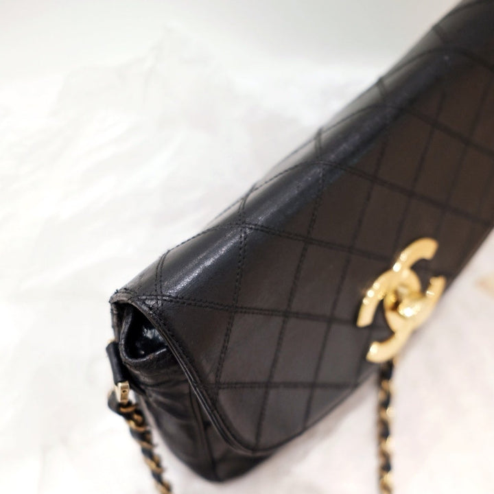 Chanel vintage XL CC mini flap bag