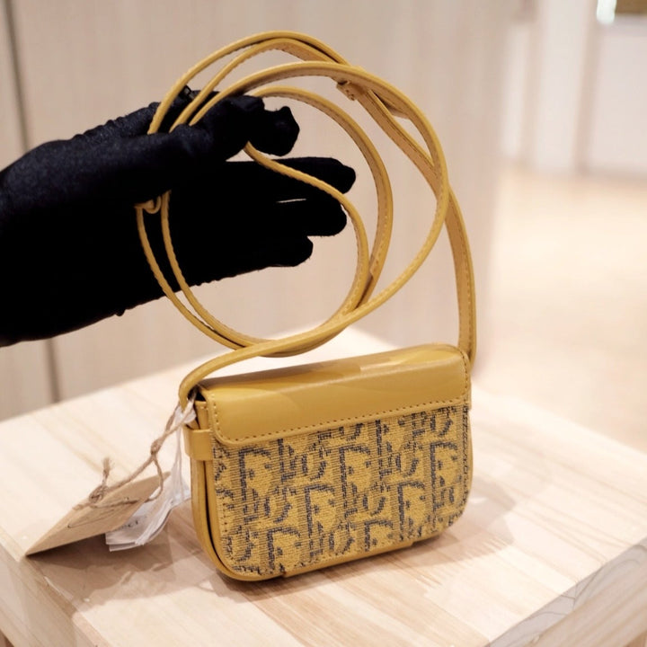 Dior nano pouch on strap