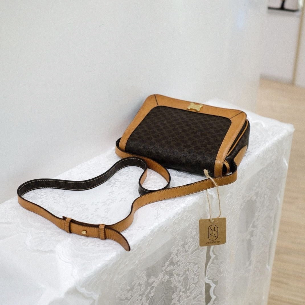 Celine vintage macadam crossbody bag