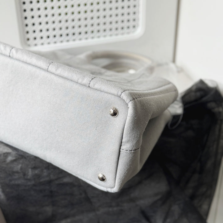 Prada canapa 2way denim shoulder hand bag