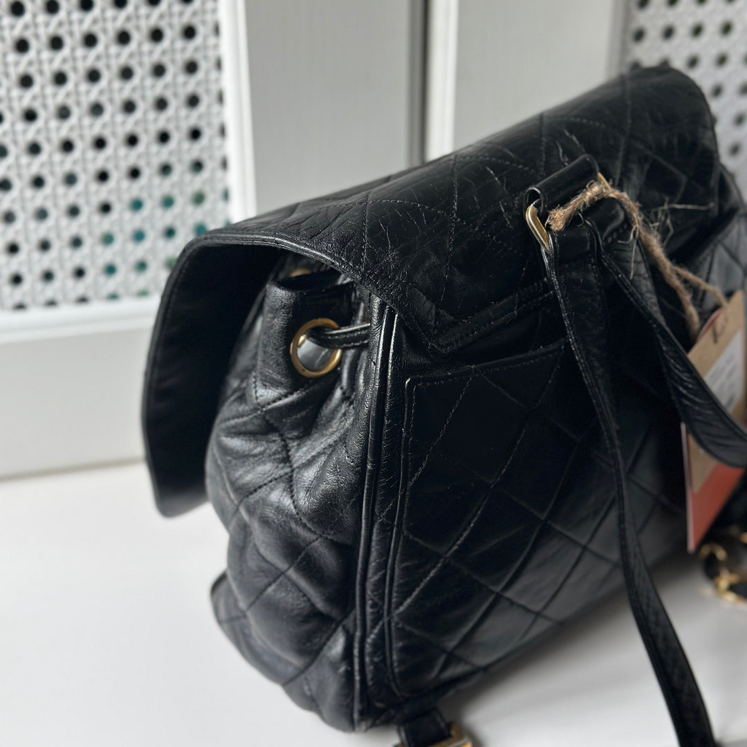 Chanel vintage CC mini backpack
