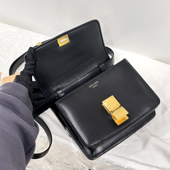 Celine classic box teen （black）