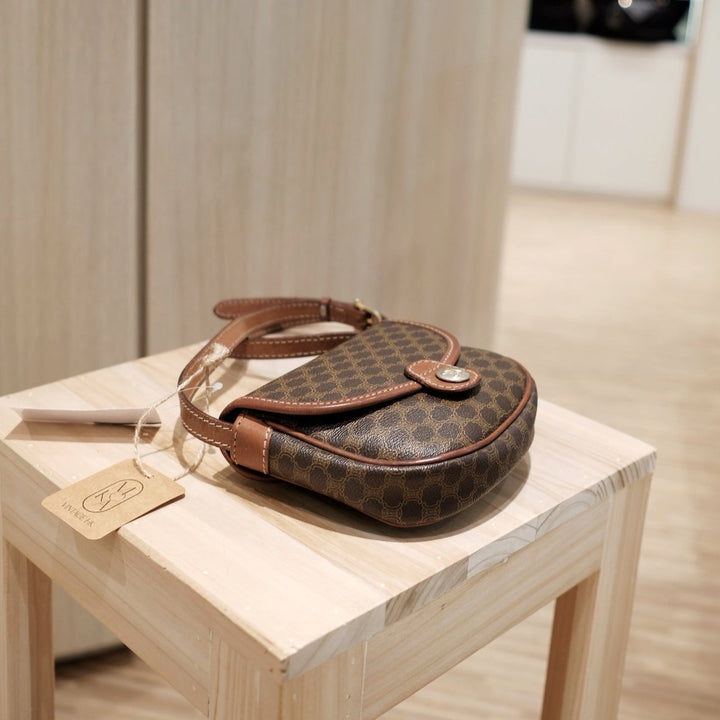 Celine vintage mini macadam crossbody bag