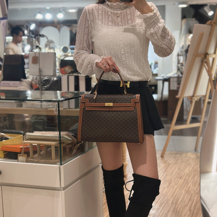 Celine vintage kelly handbag
