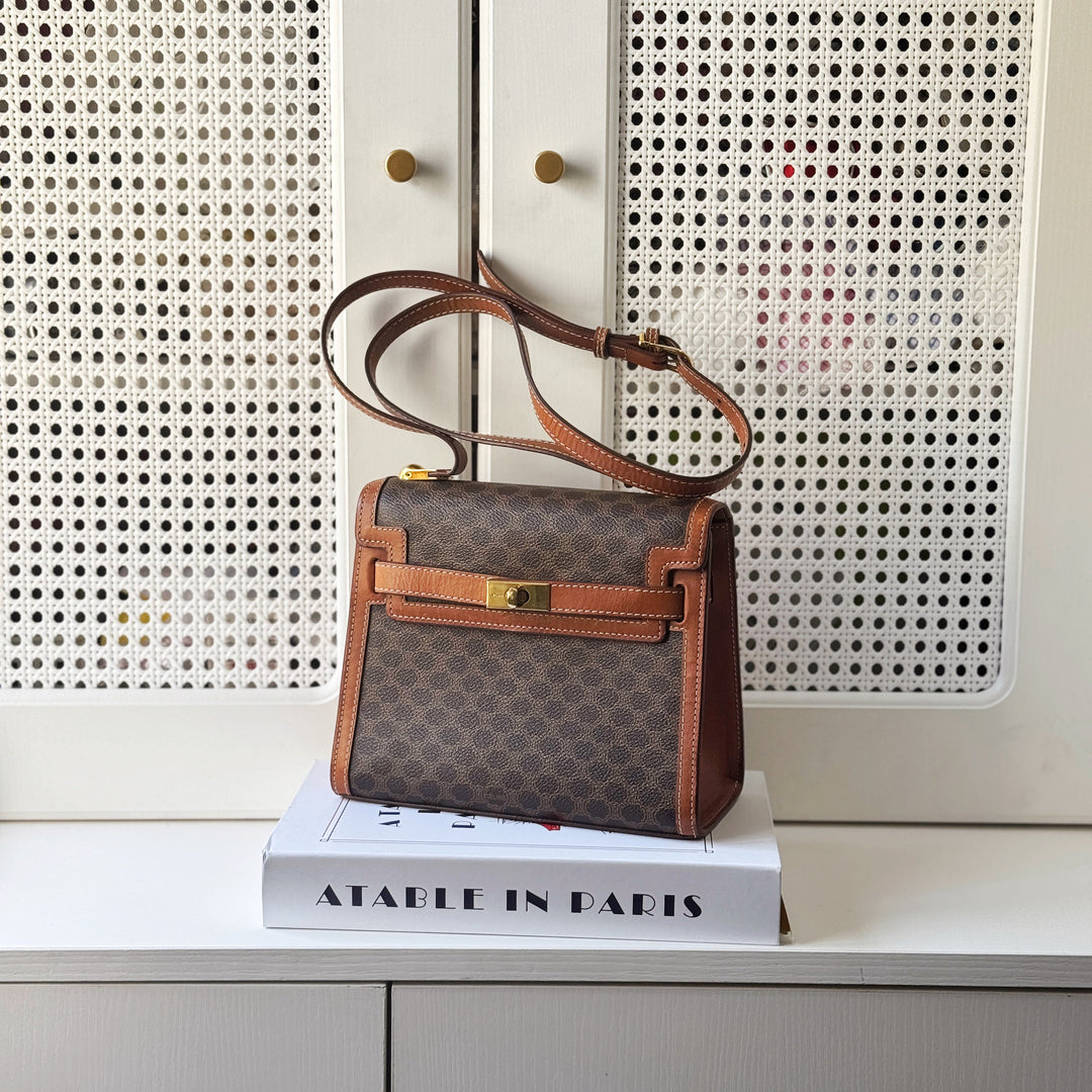 Celine vintage kelly crossbody bag