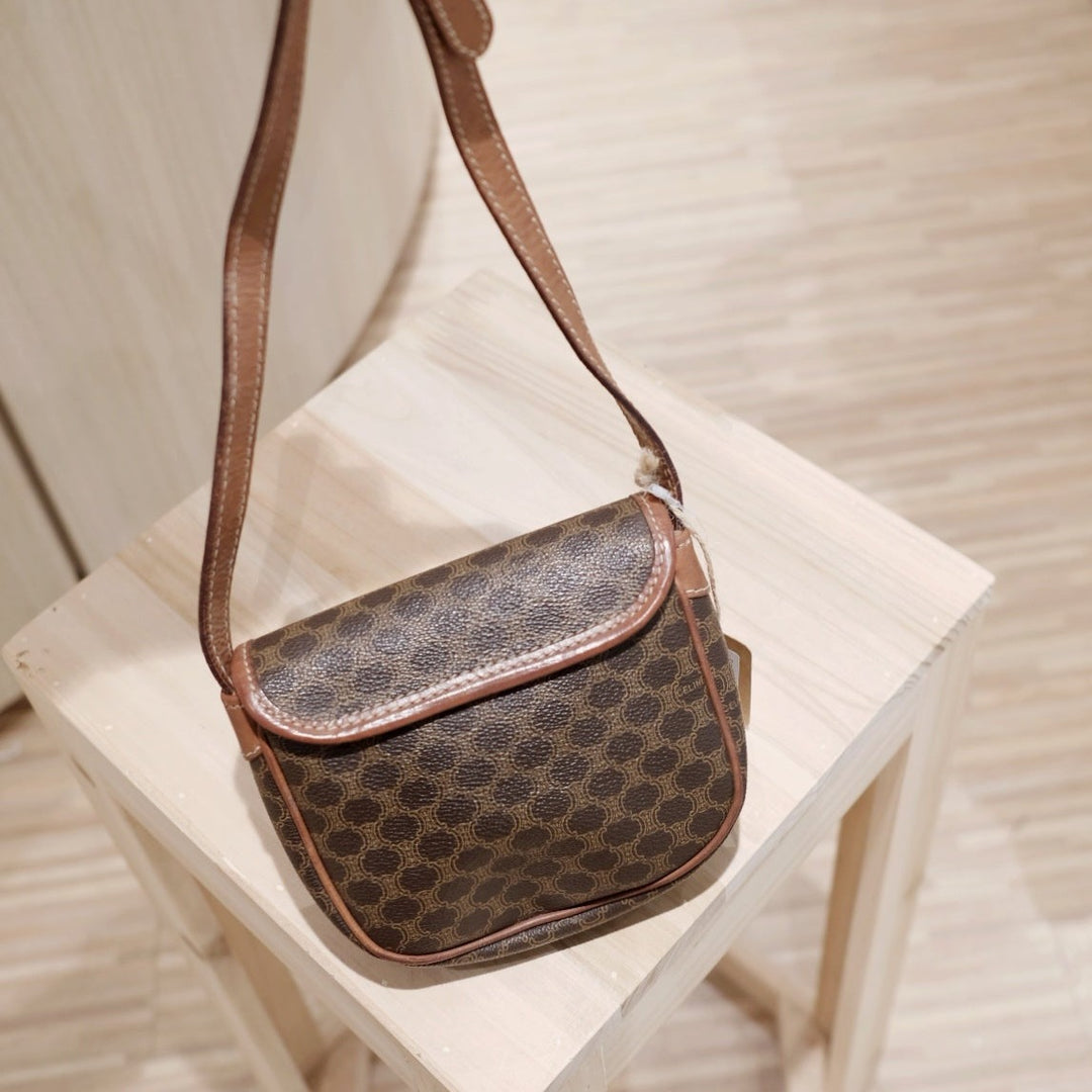 Celine vintage mini macadam crossbody bag