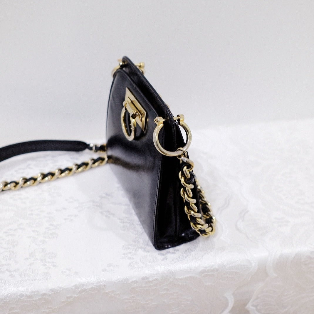 Celine vintage mini chain bag