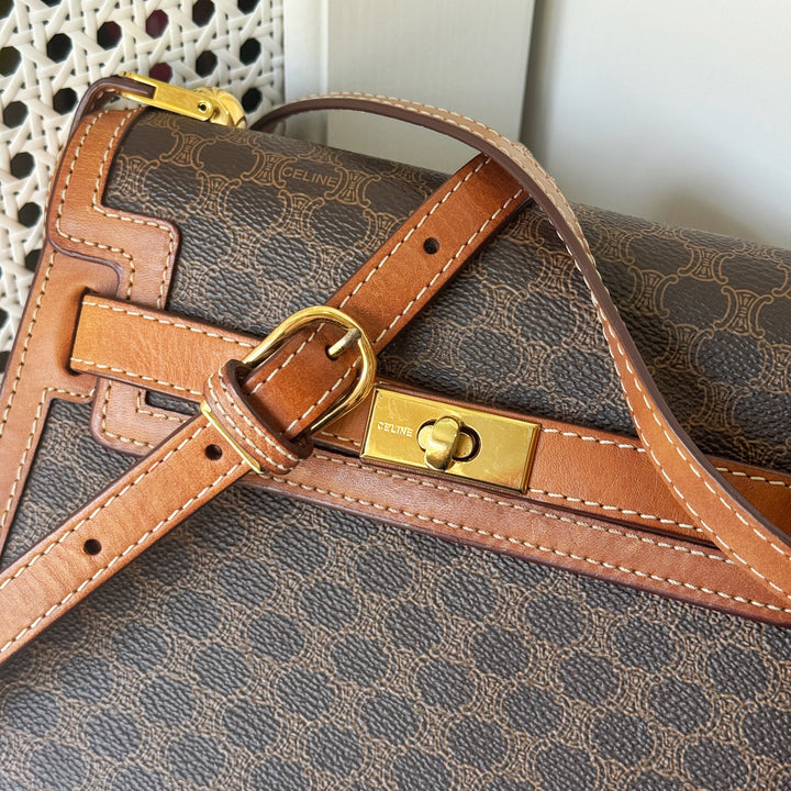 Celine vintage kelly crossbody bag