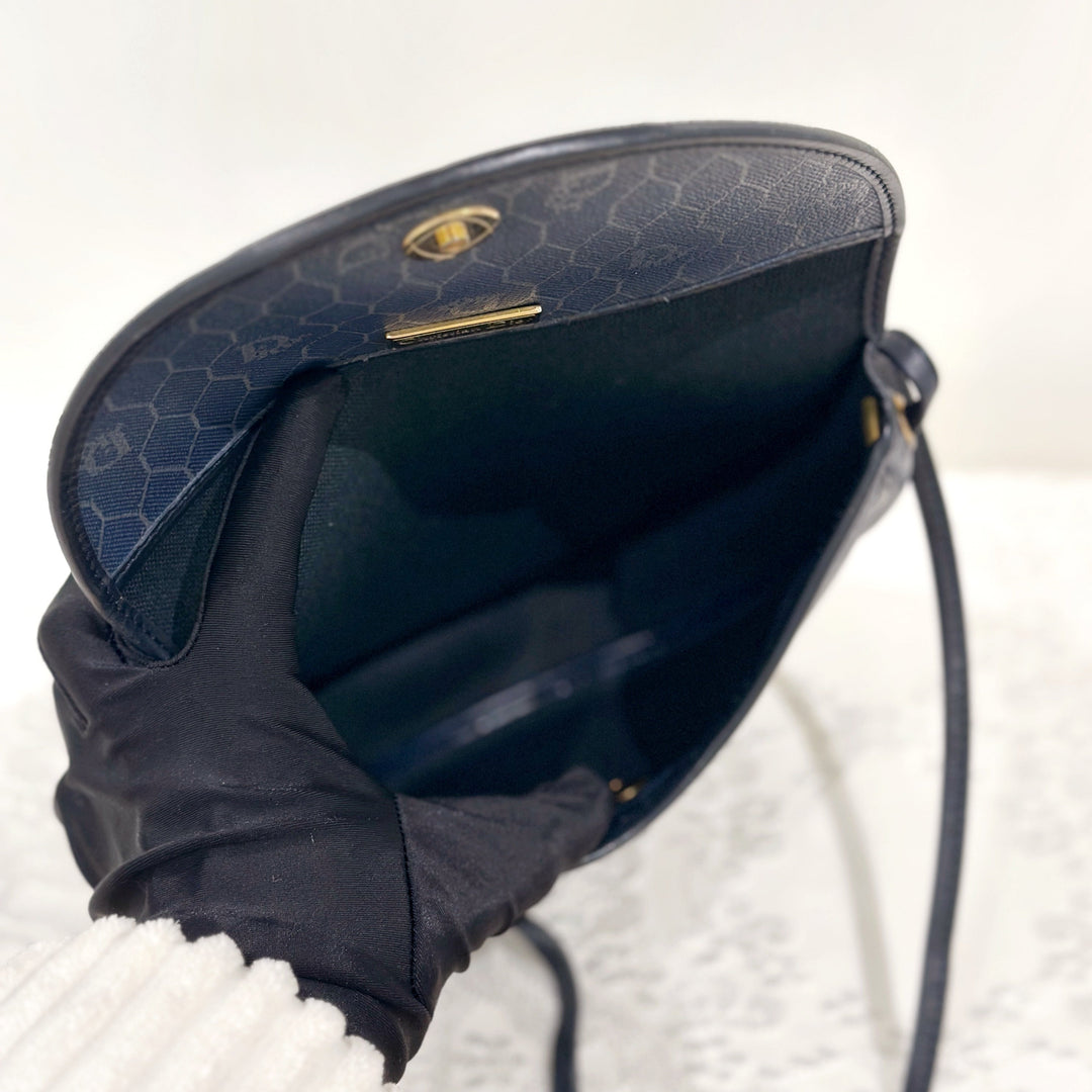 Dior monogram halfmoon bag