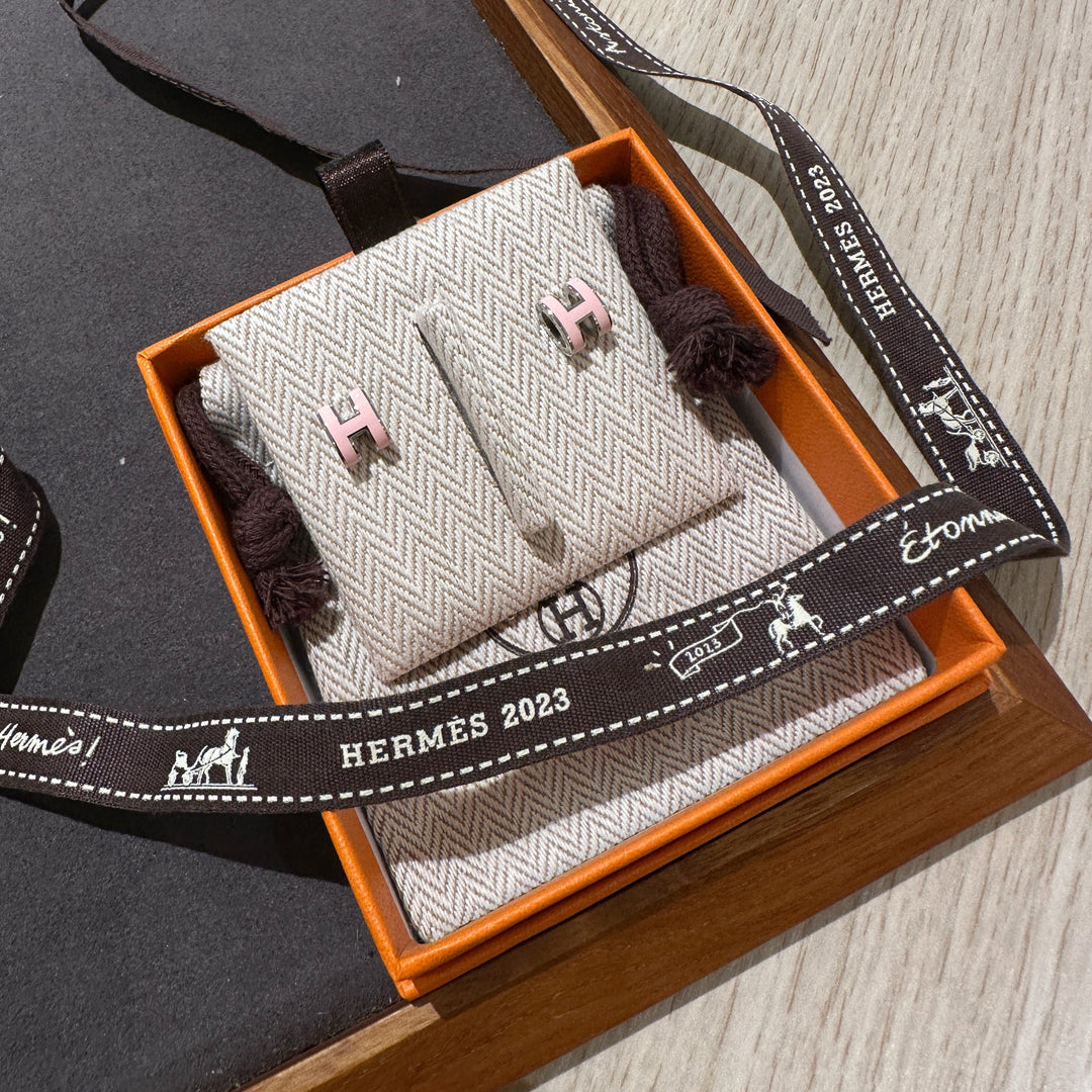 Hermes mini pop H earrings