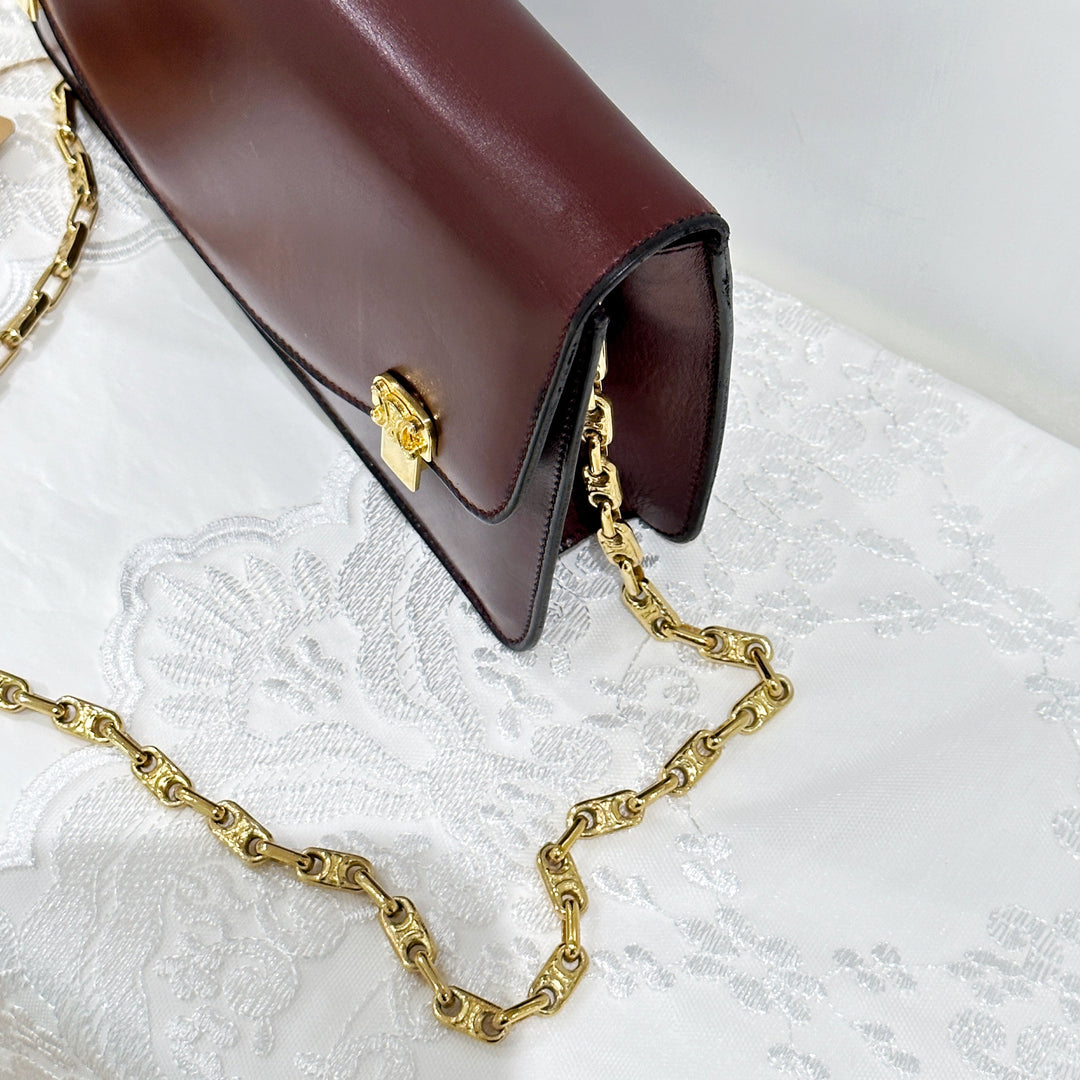 Celine vintage box chain bag