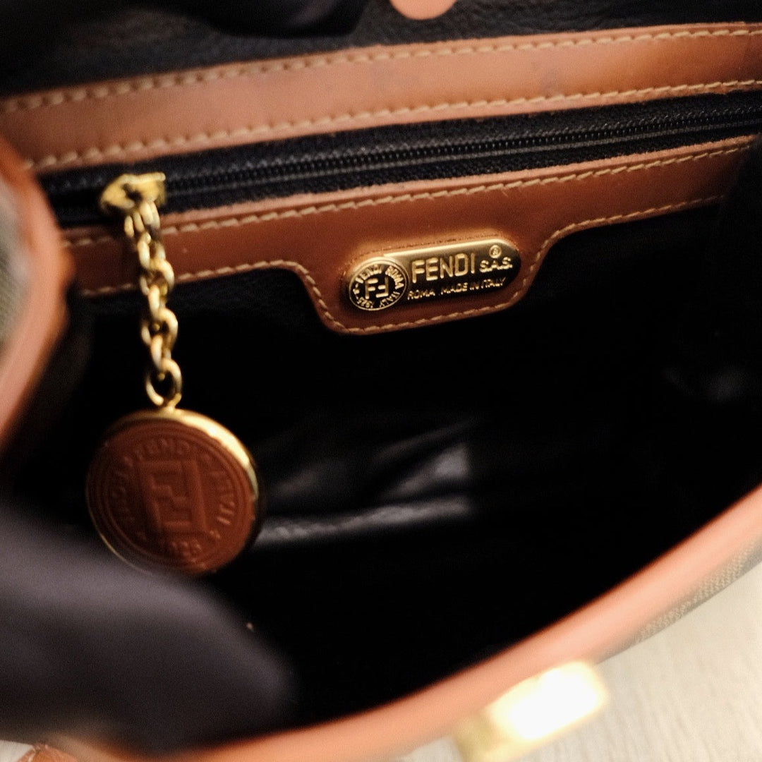 Fendi vintage kelly 2way bag