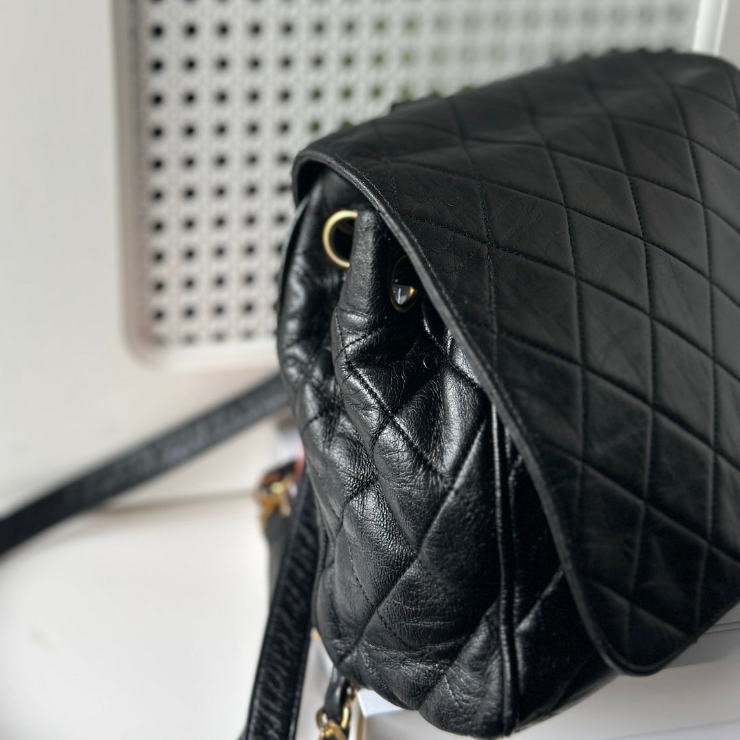 Chanel vintage CC mini backpack