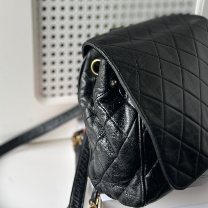 Chanel vintage CC mini backpack
