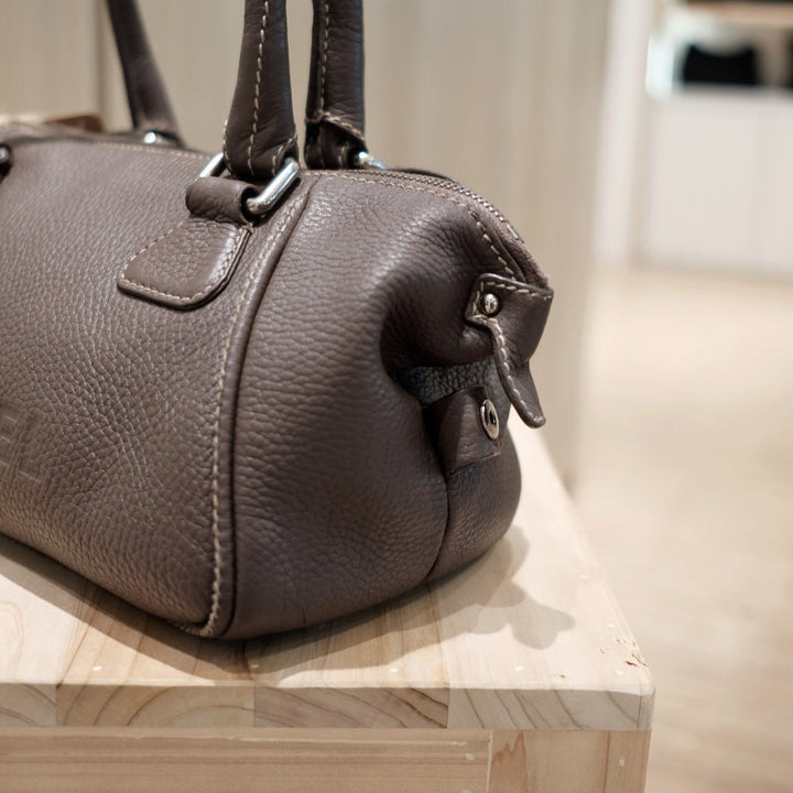 Chanel vintage brown papillon calfskin tassel handbag
