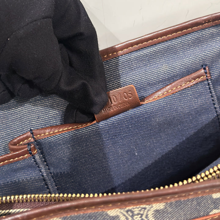 Celine vintage denim macadam boogie handbag