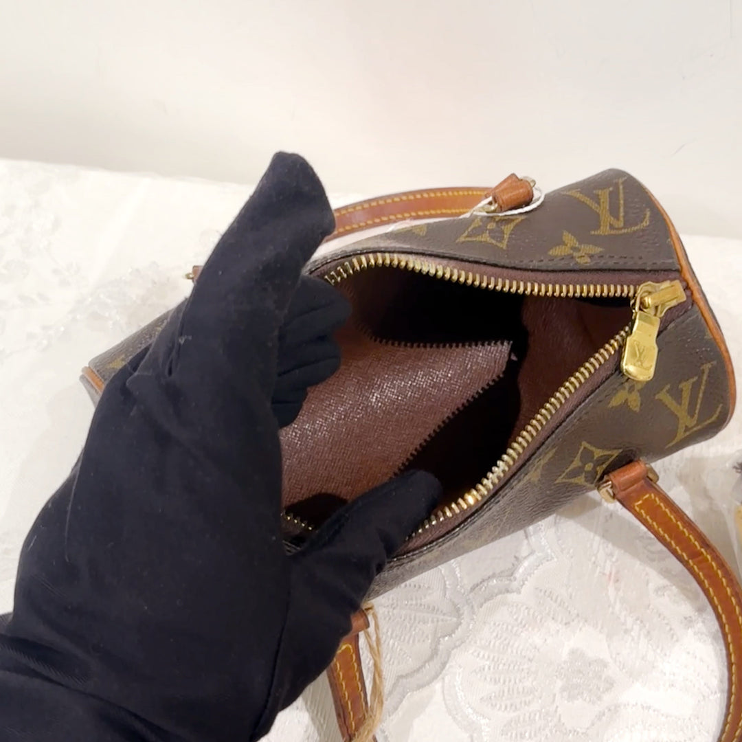 LOUIS VUITTON vintage mini papillon bag 19cm