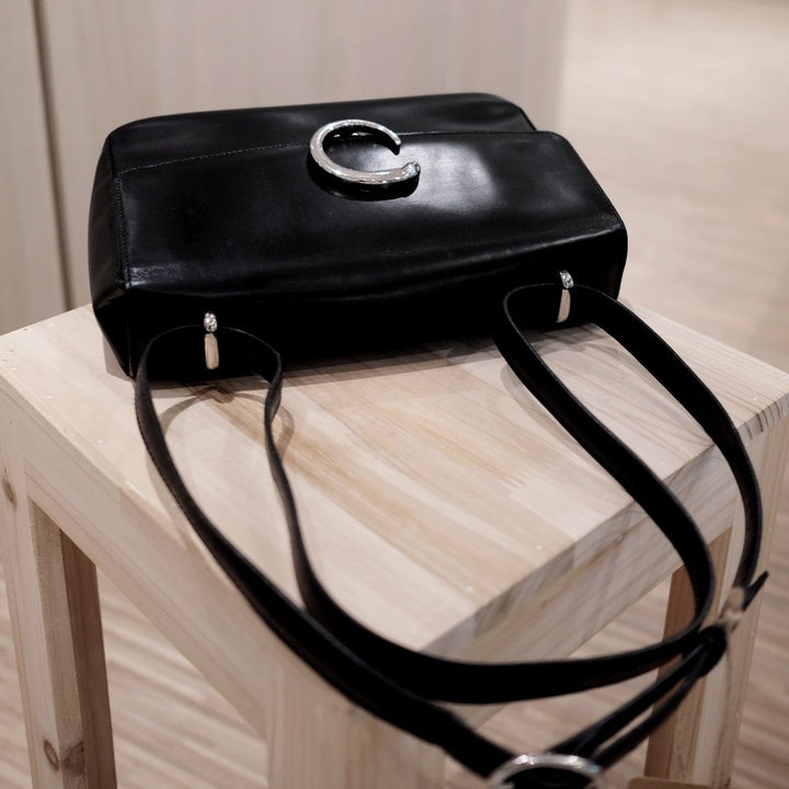 Cartier vintage panther logos shoulder bag
