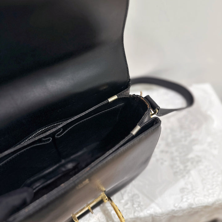 Celine vintage triomphe box bag