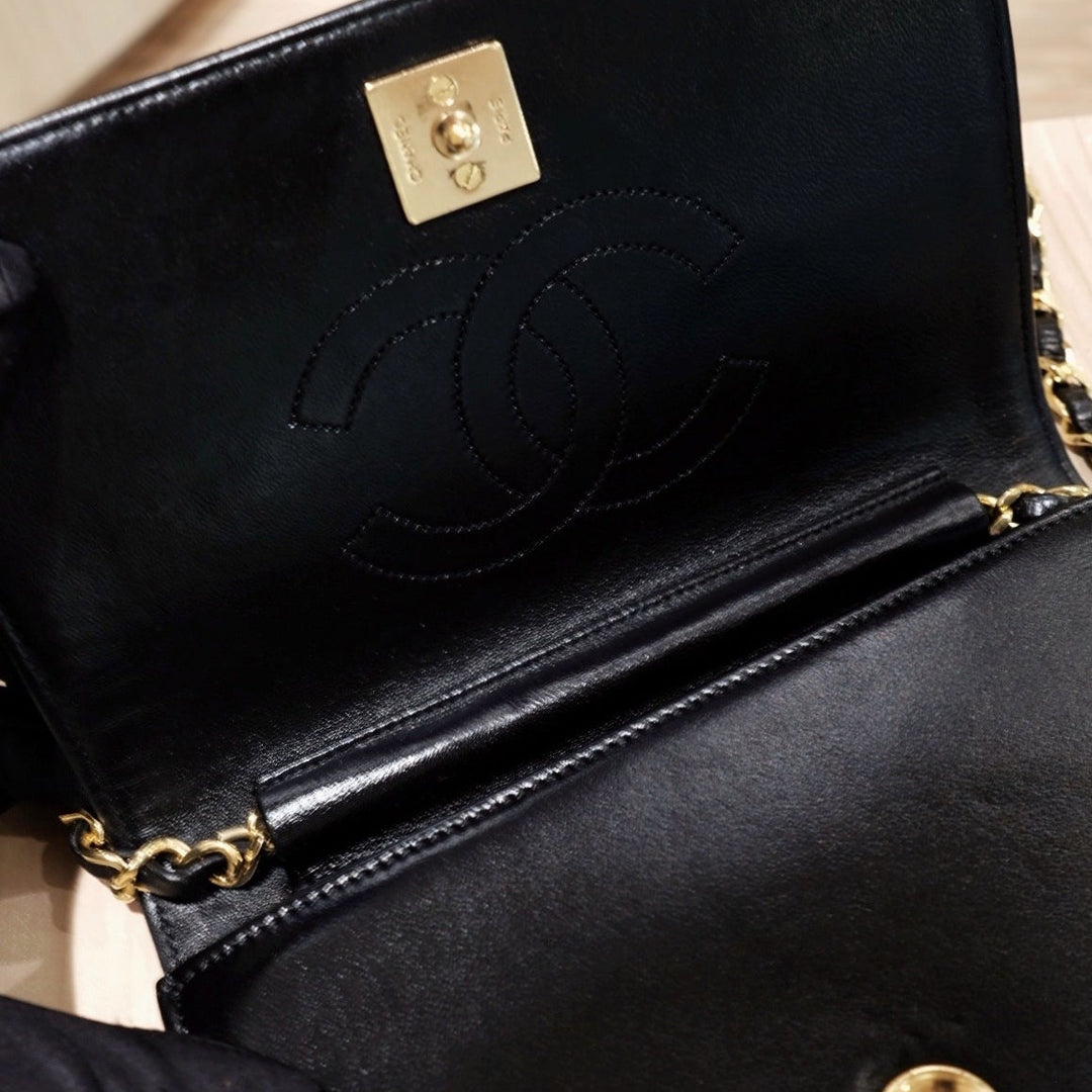 Chanel Vintage mini woc flap bag
