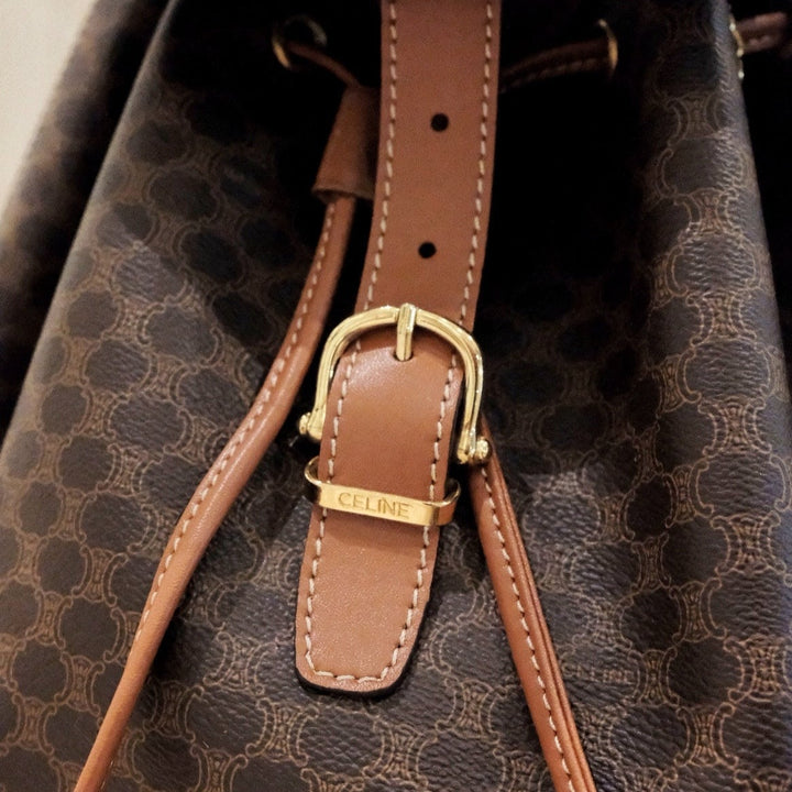 Celine vintage macadam backpack