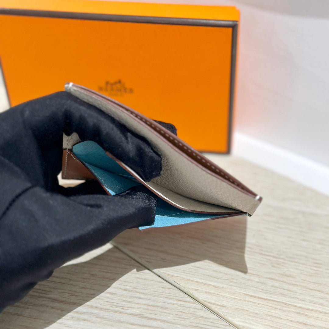 Hermes les petits chevaux card holder