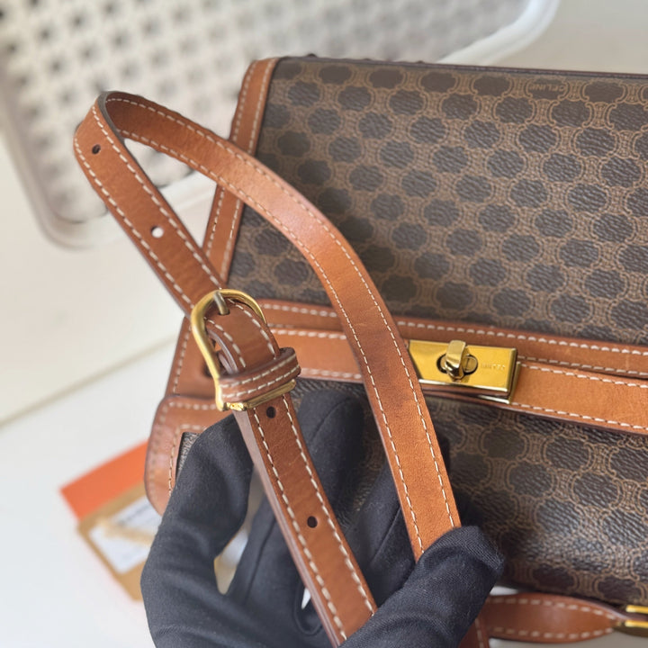 Celine vintage kelly crossbody bag