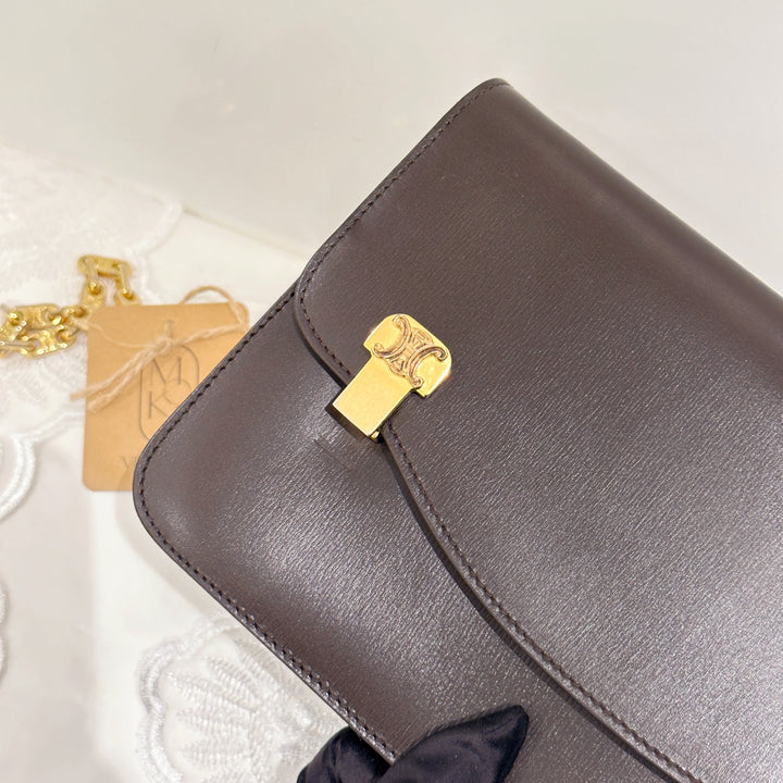 Celine vintage box chain bag